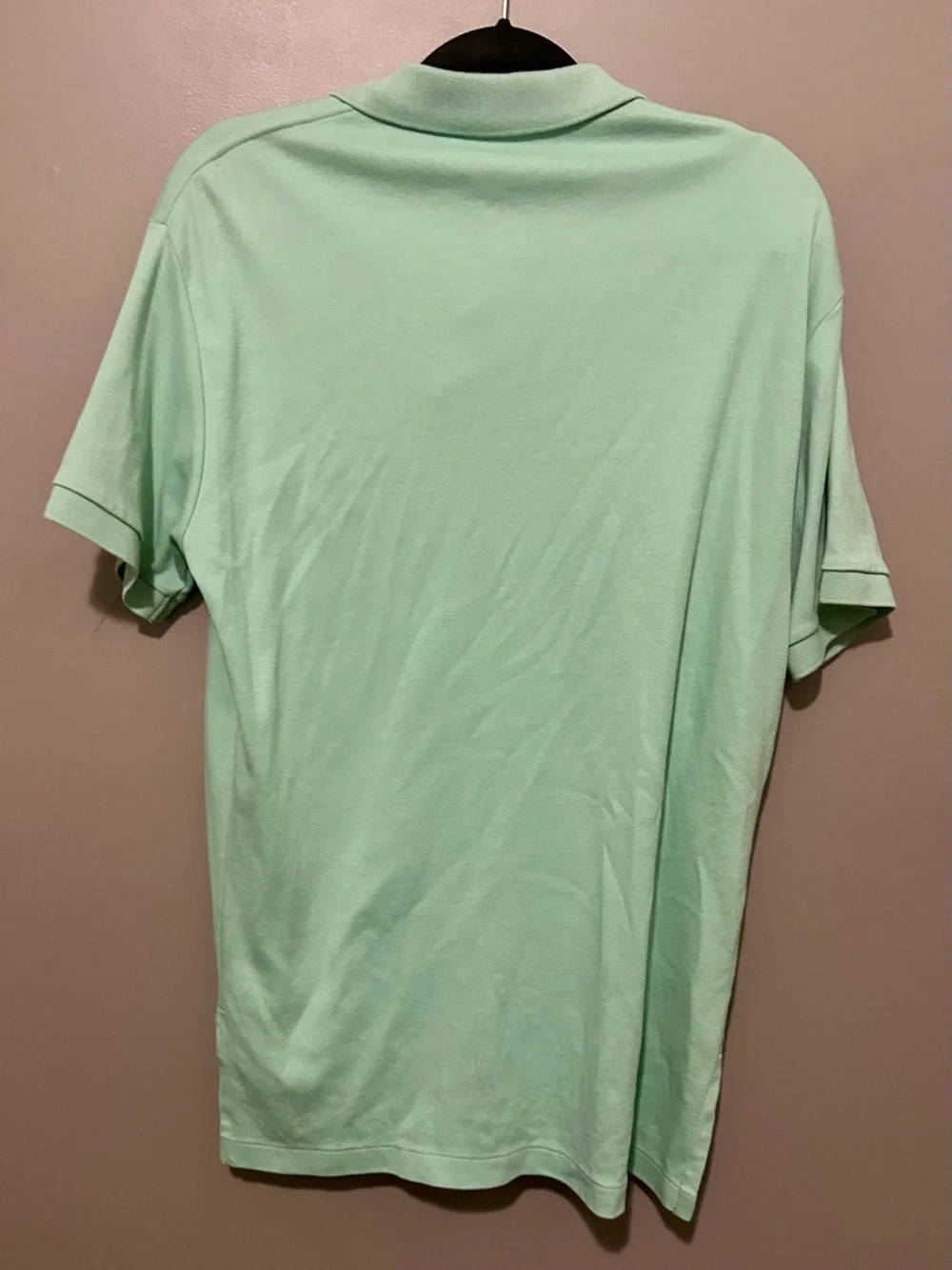 Ralph Lauren Green Polo with Purple Pony Embroidery